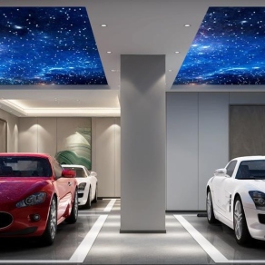 现代别墅车库3D模型下载